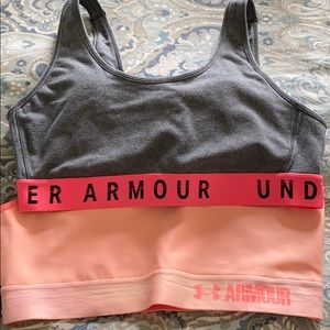 2 sports bras - under armour